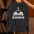 I Love Books Shirt Unisex Hoodie
