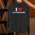 Love Calendars Year Date Book Month Picture Collector Unisex Hoodie