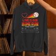 Love Is Our Home Run Baseball Valentine Couple Unisex Hoodie Love Is Our Home Run Baseball Valentine Couple Unisex Hoodie