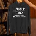 Mentally Dating A Fictional Character Book Lover Unisex Hoodie
