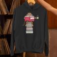 Monkey Reading Books And Drinking Tea Unisex Hoodie Monkey Reading Books And Drinking Tea Unisex Hoodie