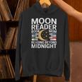 Moon Reader Book Mom Reading Beyond Midnight Unisex Hoodie