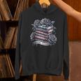 Morally Grey Book Club Floral Book Lover Graphic Unisex Hoodie