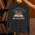 A New Chapter Begins Retirement Floral Book Retired 2026 Unisex Hoodie