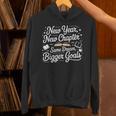 New Year New Chapter Same Dream Bigger Goals 2026 Book Lover Unisex Hoodie