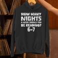 How Many Nights A Week Should You Be Reading 6-7 Book Lover Unisex Hoodie