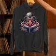 Octopus Reading Book Kraken Bookworm Unisex Hoodie