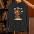 Oh Snap Gingerbreadman Baseball Christmas Men Boys Toddlers Unisex Hoodie