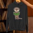 Otter Book Reading Bookaholics Sea Otter Lover Unisex Hoodie Otter Book Reading Bookaholics Sea Otter Lover Unisex Hoodie