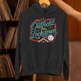 Outfield On Lockdown Baseball Defense Sports Unisex Hoodie