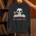 Panda Bear Books Reading Library Saying Unisex Hoodie