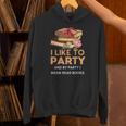 I Like To Party & By Party I Mean Read Books Reading Book Unisex Hoodie