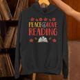 Peace Love Reading Book Nerd Book Geek Unisex Hoodie Peace Love Reading Book Nerd Book Geek Unisex Hoodie