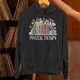 Physical Therapy Floral Book Easter PT Physical Therapist Unisex Hoodie Physical Therapy Floral Book Easter PT Physical Therapist Unisex Hoodie