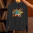 POW Colorful Comic Book Pop Art Fun Superhero Unisex Hoodie POW Colorful Comic Book Pop Art Fun Superhero Unisex Hoodie