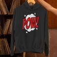 POW Comic Art Book Superhero Bubble Cartoon T-Shirt Unisex Hoodie