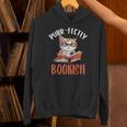 Purr-Fectly Bookish Cats And Books Unisex Hoodie Purr-Fectly Bookish Cats And Books Unisex Hoodie