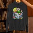 Raccoon At Library Book Return Librarian And Reader Unisex Hoodie