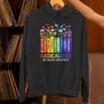 Radicalized By Basic Decency Books Rainbow LGBT Floral Women Unisex Hoodie Radicalized By Basic Decency Books Rainbow LGBT Floral Women Unisex Hoodie
