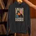 I Read Banned Books Cat Reader Bookworm Unisex Hoodie