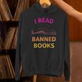 I Read Banned Books Pink-Yellow Literature Activist Unisex Hoodie