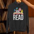 Read Book Cute School Teacher Librarian Elephant Pigeon Unisex Hoodie Read Book Cute School Teacher Librarian Elephant Pigeon Unisex Hoodie