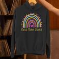 Read More Books English Teacher Rainbow Unisex Hoodie