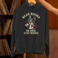 Read Books Be Kind Stay Weird Dog Boston Terrier Reading Unisex Hoodie Read Books Be Kind Stay Weird Dog Boston Terrier Reading Unisex Hoodie