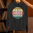 Read More Books Retro Vintage Book Lover Unisex Hoodie Read More Books Retro Vintage Book Lover Unisex Hoodie