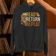 Read Return Repeat Cute Librarian Library Worker Book Lovers Unisex Hoodie