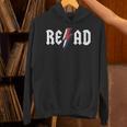 Read Rock N Roll Reading Rock Star Books Lover Unisex Hoodie