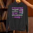 If You Can Read This Shirt I Was Forced To Put My Book Down Unisex Hoodie