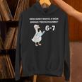 Reading 6-7 Silly Goose Read Books Bookish Bookworm Unisex Hoodie