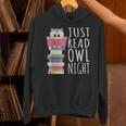 Reading Book Bookworm Kawaii Library Just Read Owl Night Unisex Hoodie Reading Book Bookworm Kawaii Library Just Read Owl Night Unisex Hoodie