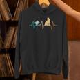 Reading Cat Heartbeat Book & Cat Lover Unisex Hoodie