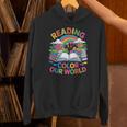 Reading Colors Our World Rainbow Books Kids Unisex Hoodie