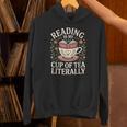 Reading Is My Cup Of Tea Book Lover Tea Drinker Unisex Hoodie Reading Is My Cup Of Tea Book Lover Tea Drinker Unisex Hoodie