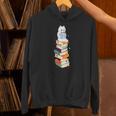 Reading Cute Cat Read Colorful Books Reader Women Men Kids Unisex Hoodie Reading Cute Cat Read Colorful Books Reader Women Men Kids Unisex Hoodie