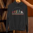 Reading Evolution Retro Books Hobby Reading Unisex Hoodie