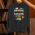 Reading Is My Favorite Sport Colorful Books Readers Teachers Unisex Hoodie