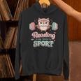 Reading Is My Favorite Sport Cute Owl Book Lover Unisex Hoodie Reading Is My Favorite Sport Cute Owl Book Lover Unisex Hoodie