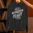 Reading Is Lit Book Lover Reading Teacher For Men Women Kids Unisex Hoodie Reading Is Lit Book Lover Reading Teacher For Men Women Kids Unisex Hoodie
