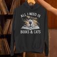 Reading All I Need Is Books & Cats Unisex Hoodie Reading All I Need Is Books & Cats Unisex Hoodie