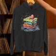 Reading Watercolor Books Love Books Girls Unisex Hoodie Reading Watercolor Books Love Books Girls Unisex Hoodie