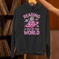 Reading Is Out Of This World Astronaut Reading Book Space Unisex Hoodie Reading Is Out Of This World Astronaut Reading Book Space Unisex Hoodie
