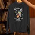 Reading Is Out Of This World Book Rocket Space Teacher Unisex Hoodie