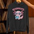 Readsolotl Axolotl Reading Book Bookworm Bookish Girls Kids Unisex Hoodie Readsolotl Axolotl Reading Book Bookworm Bookish Girls Kids Unisex Hoodie