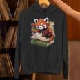 Red Panda Reading Book Animal Bookworm Unisex Hoodie Red Panda Reading Book Animal Bookworm Unisex Hoodie