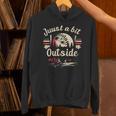 Retro Quote Just a Bit Outside Baseball Vintage Unisex Hoodie Retro Quote Just a Bit Outside Baseball Vintage Unisex Hoodie