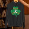 Retro Shamrock Baseball St Patricks Day Men Women Boys Girls Unisex Hoodie
